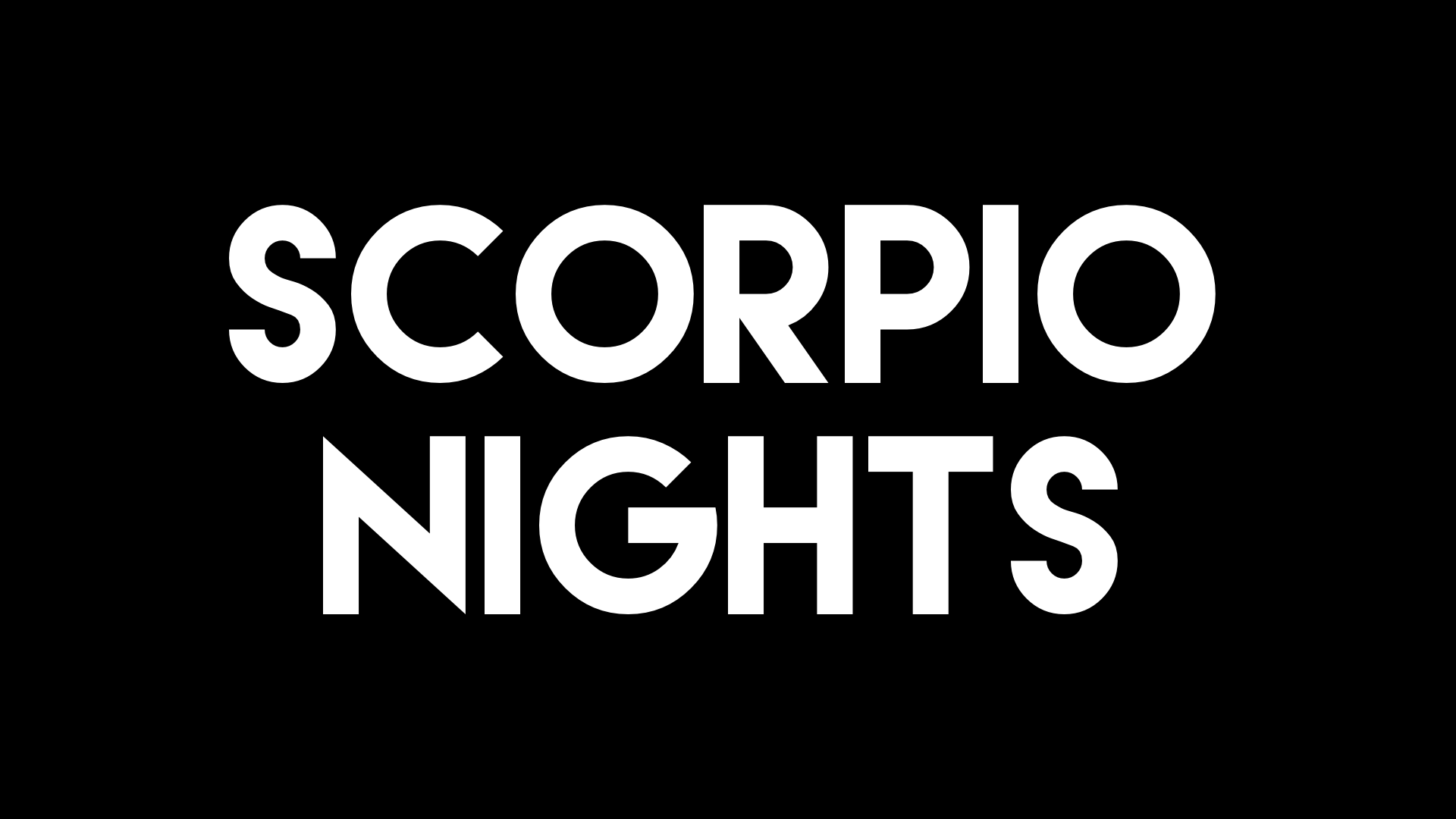 Scorpio Nights: An Evening of Pandemic Tunes