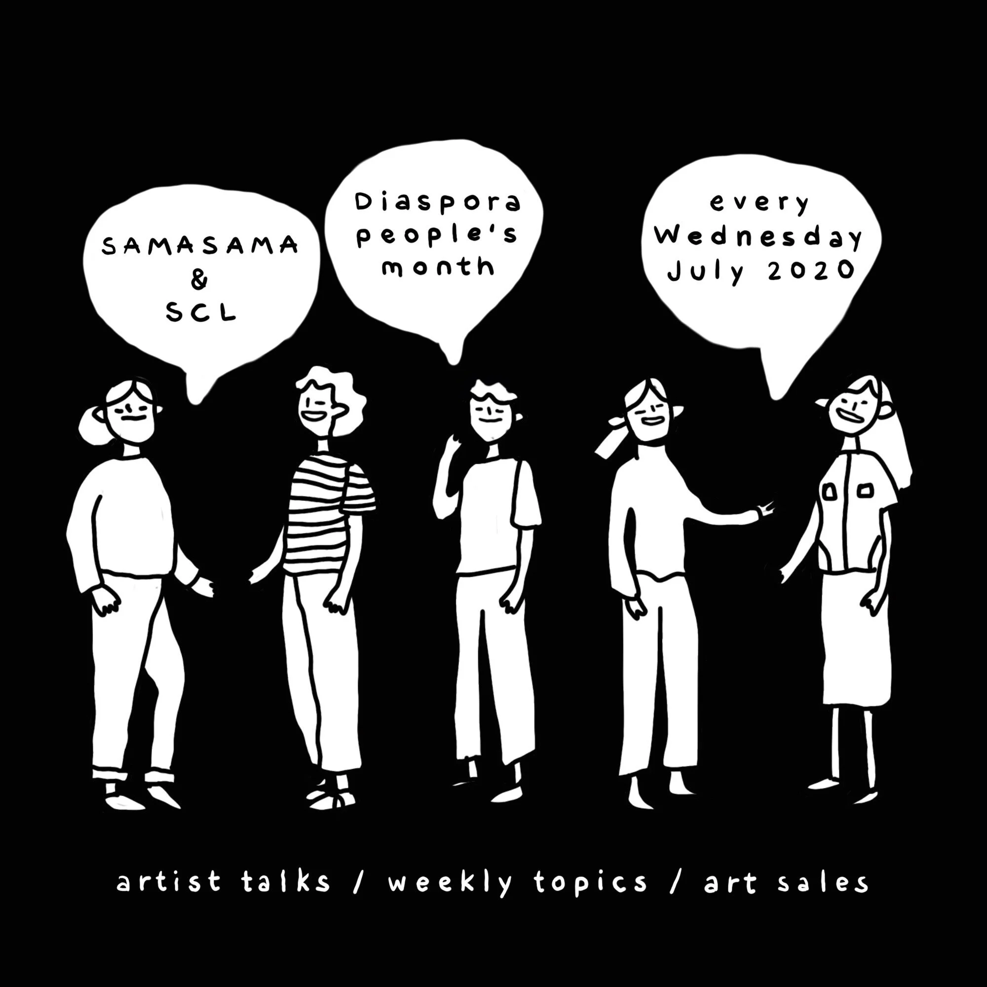 SAMASAMA and The Sustainable Culture Lab are partnering to reclaim July as Diaspora People’s Month