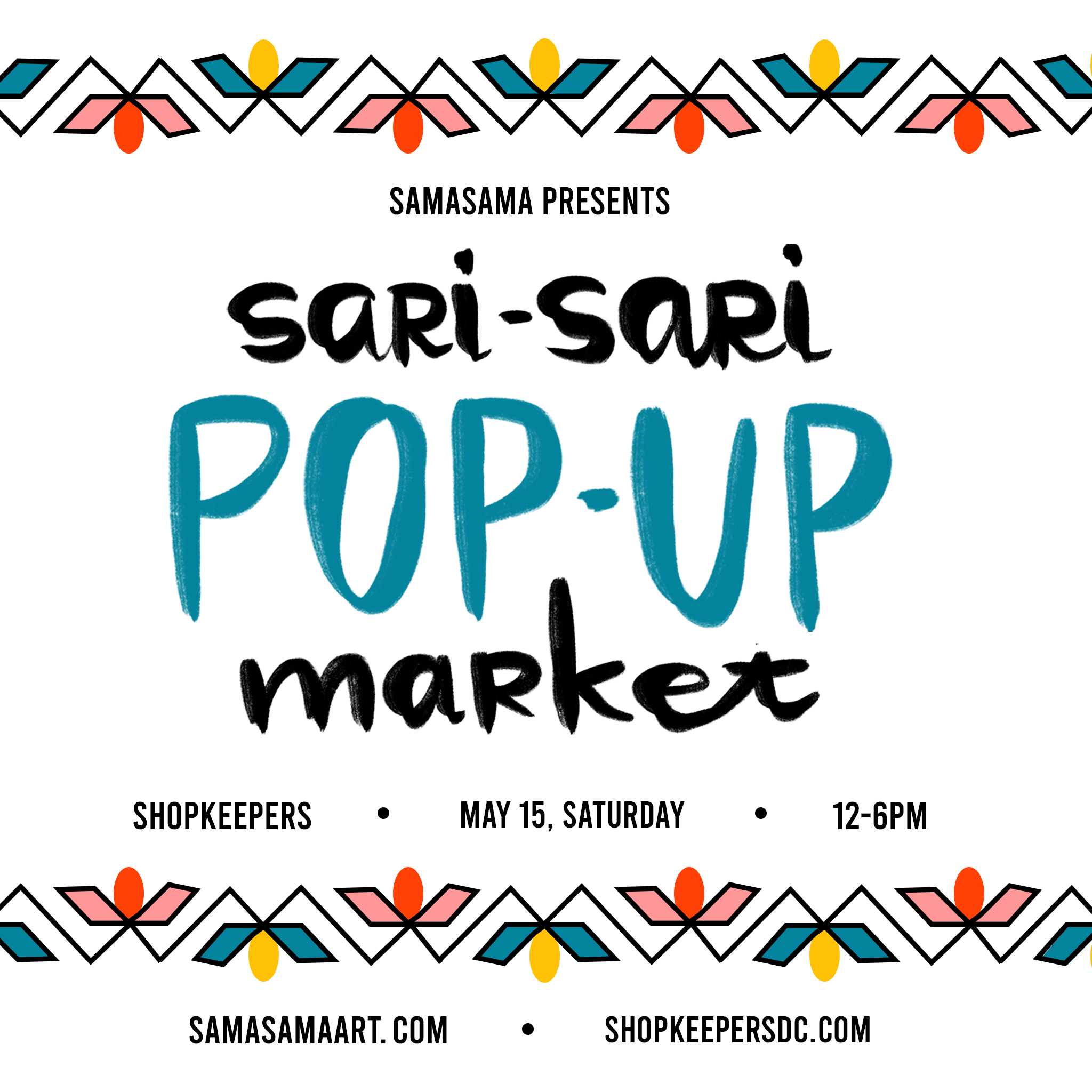 SAMASAMA ‘Sari-Sari Pop-up Market’ at Shopkeepers