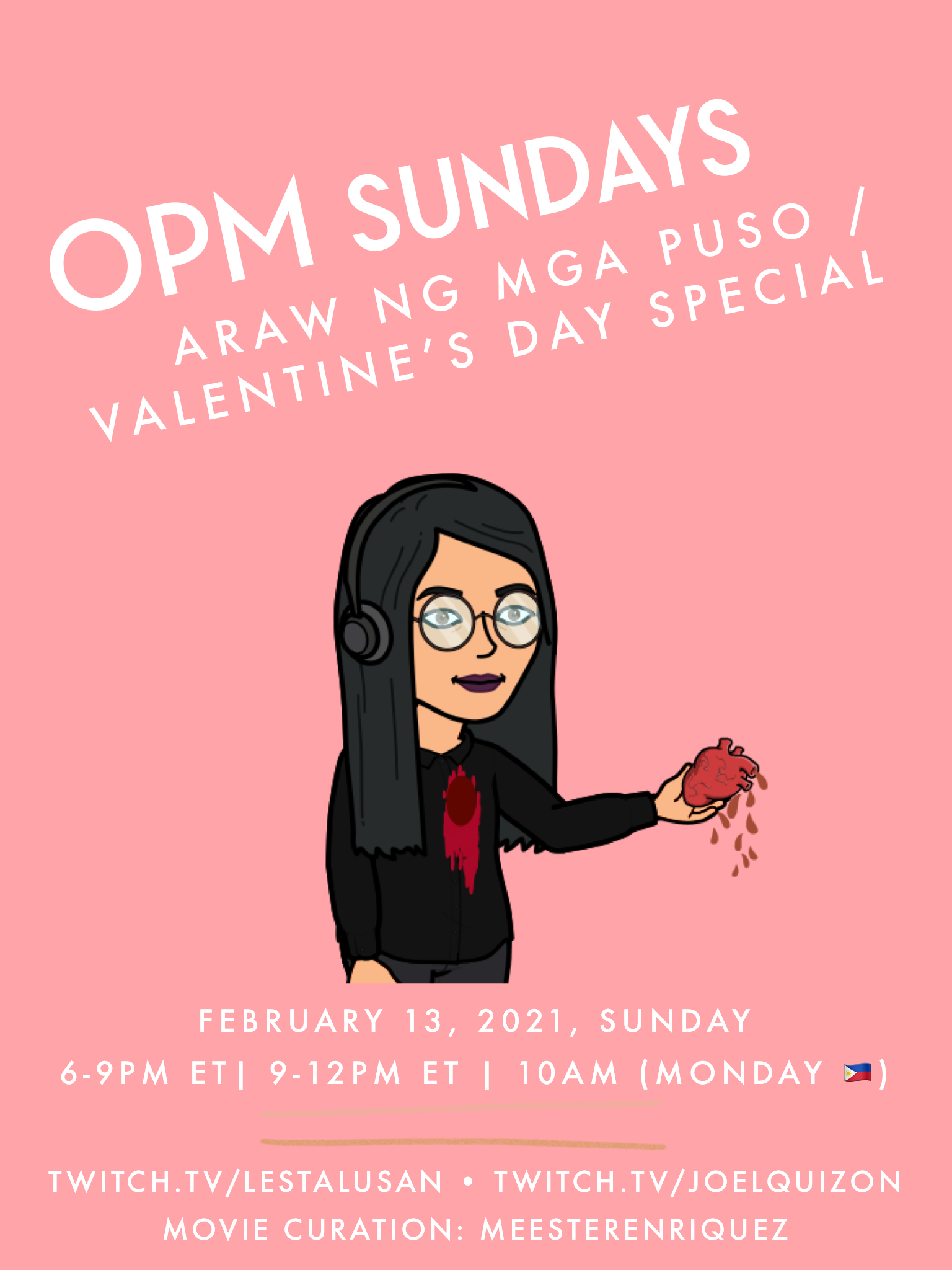 OPM Sundays “Araw Ng Mga Puso” / Valentine’s Day Special is BACK!