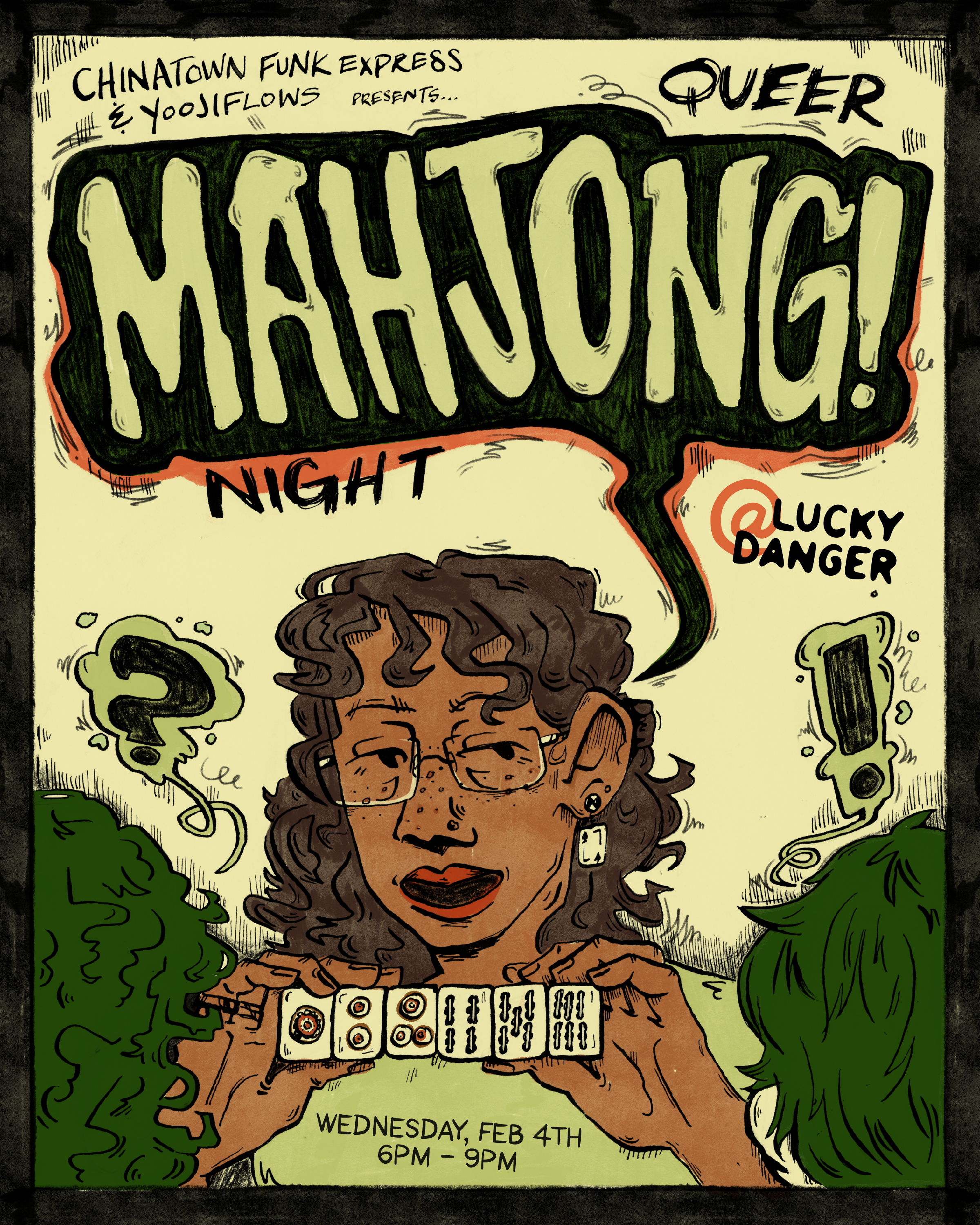 Queer Mahjong Night at Lucky Danger!