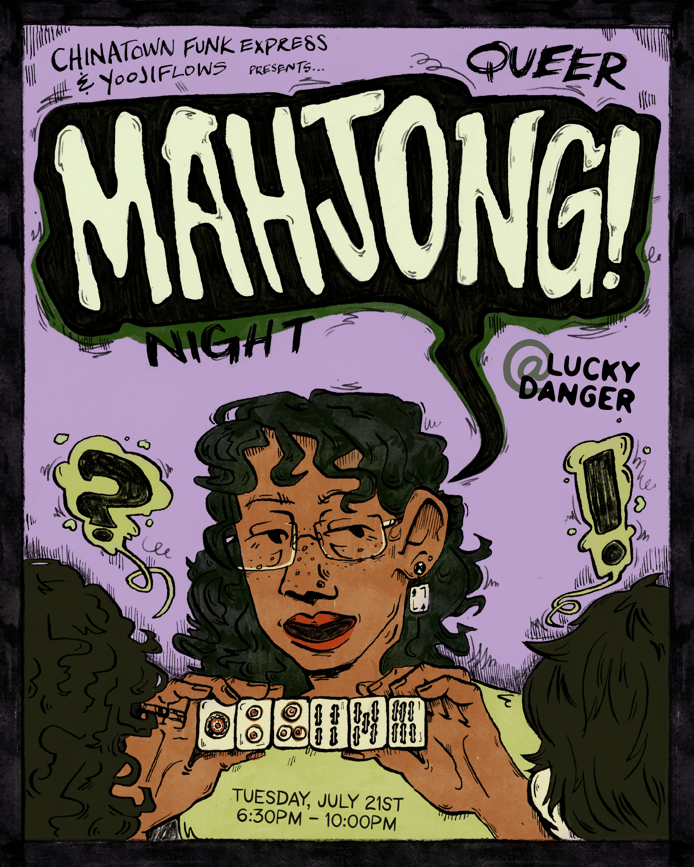 Queer Mahjong Night Lucky Danger!