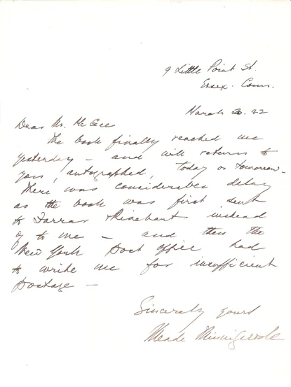 Meade Minnigerode ALS