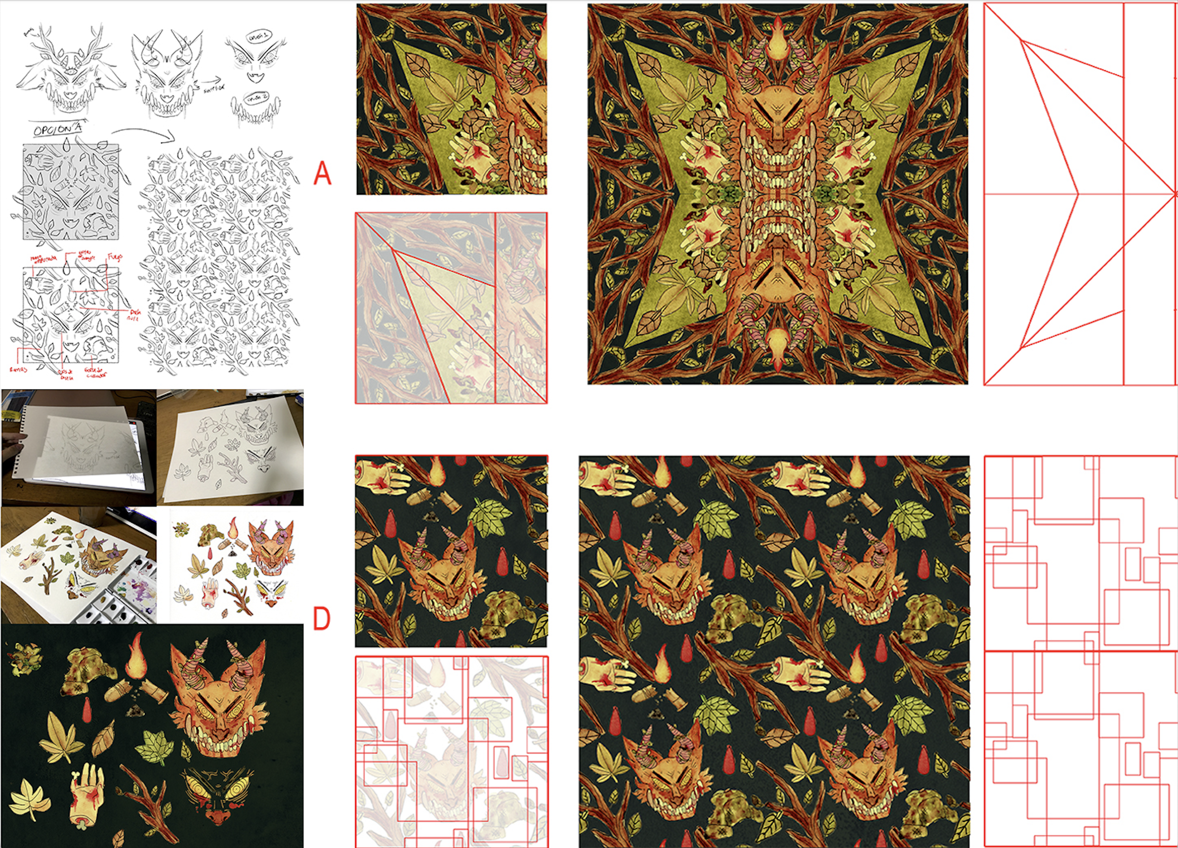 Patterns design and composition