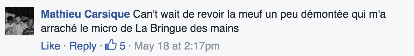 Une interview qui a bien fini...