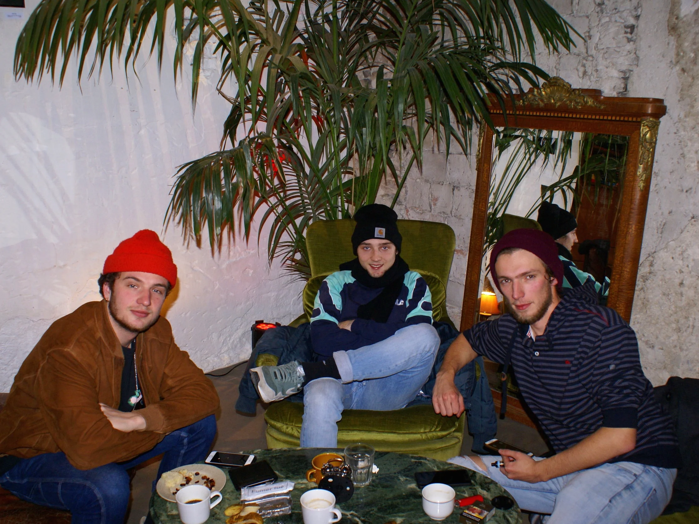 De gauche à droite, NuTone, Noé et Corentin. © Florian Marcoz