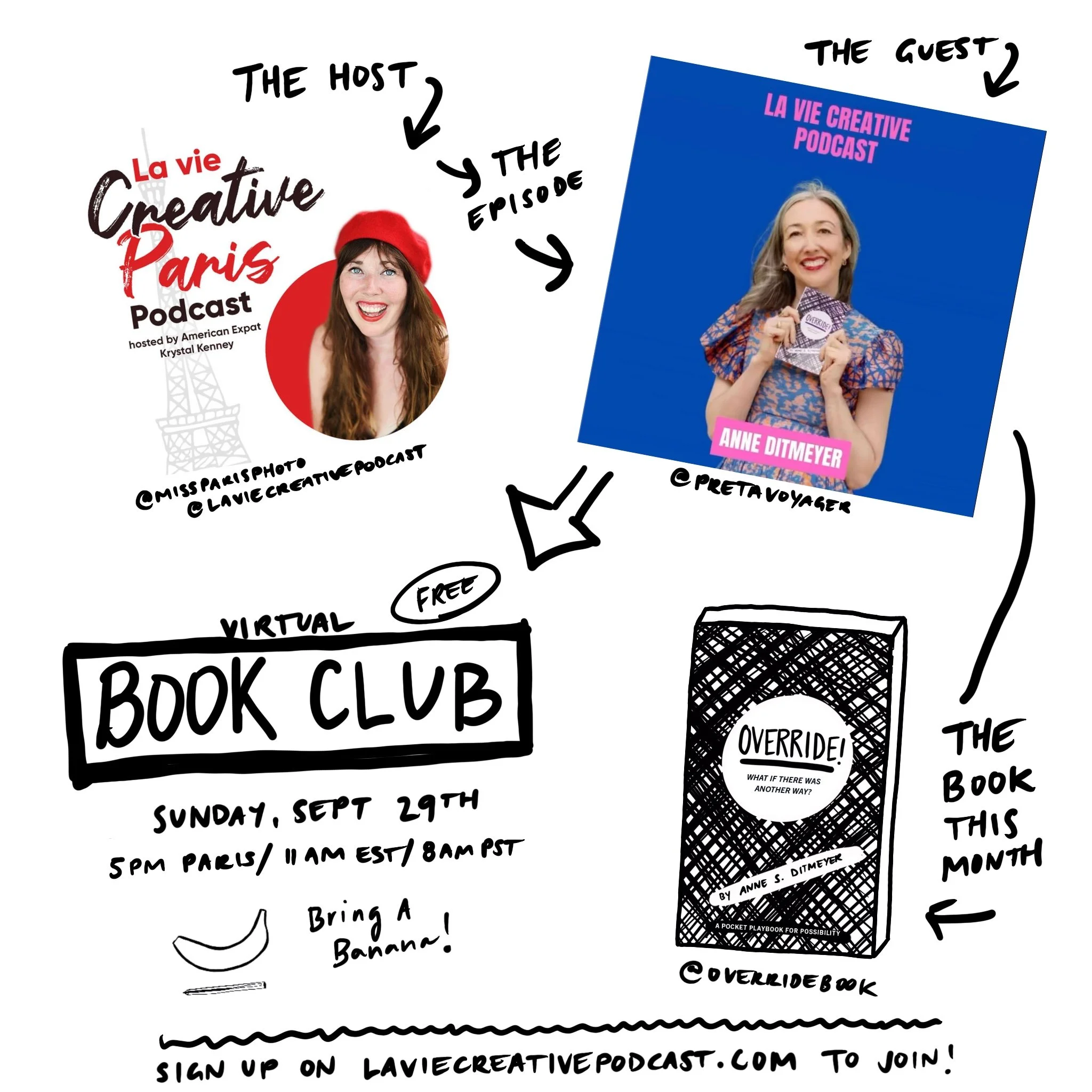 La Vie Creative BOOKCLUB (+ OVERRIDE!)