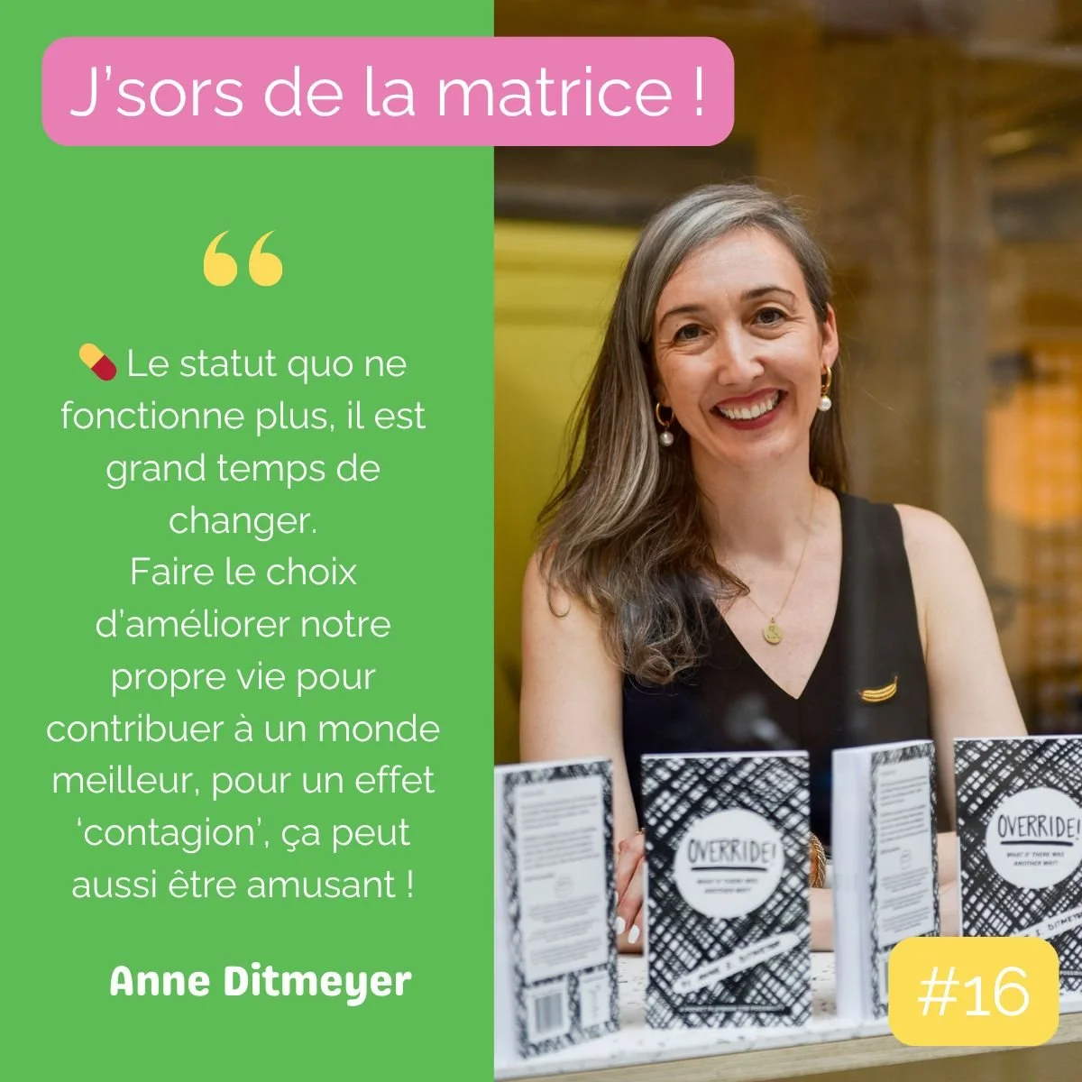 OVERRIDE! on "J'sors de la matrice!" podcast (en français)