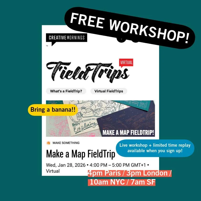 CreativeMornings Make a Map! FieldTrip (FREE! Jan 28)