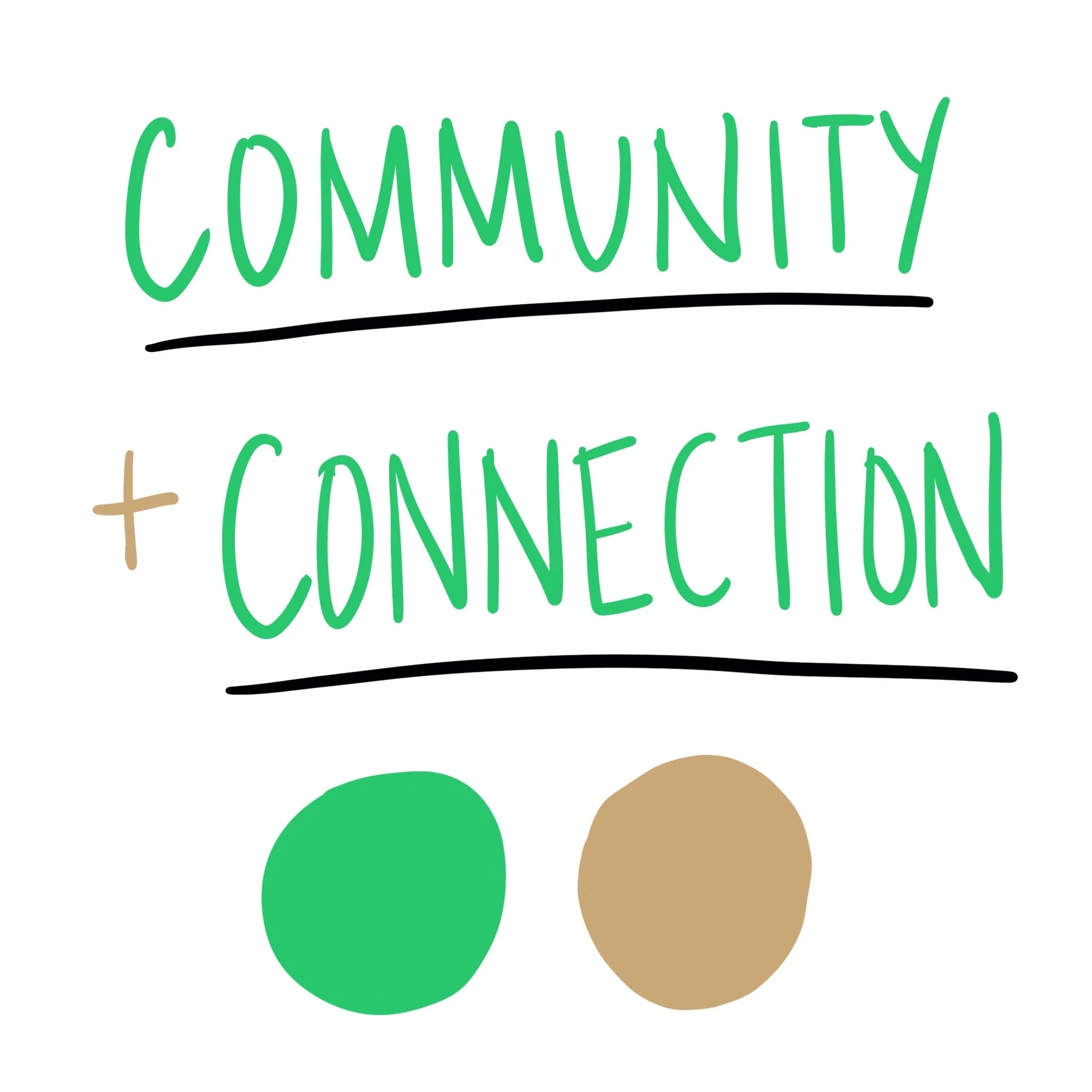 The power of connection + community