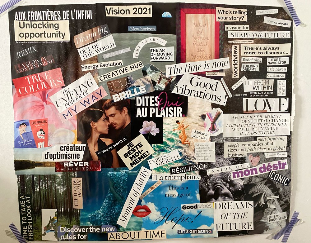 How to Create a Beautiful Digital Vision Board: No Magazines