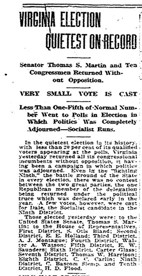 It's Election Day! (and a look back at this day 100 years ago)