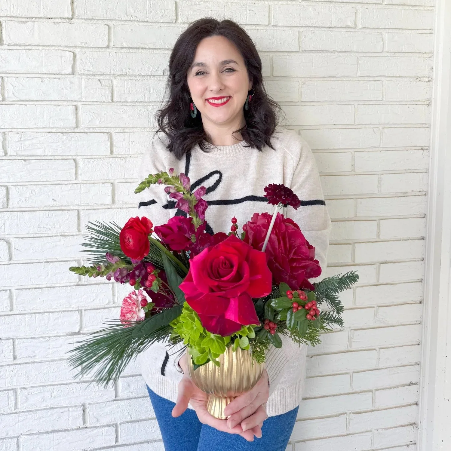 Randee with Christmas Greens.jpeg