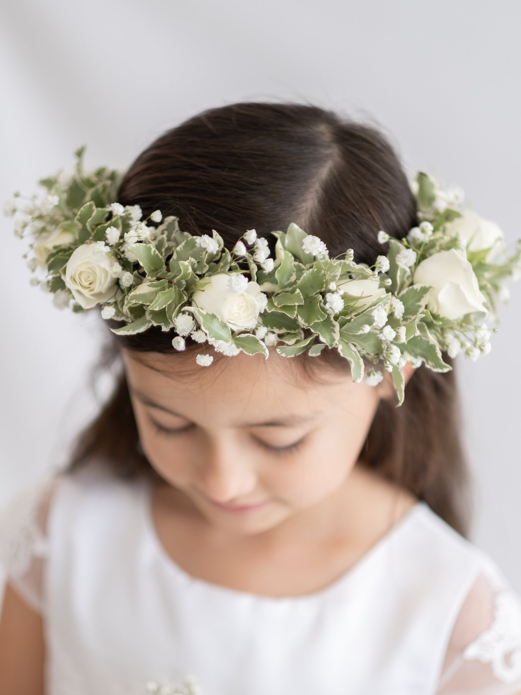 Real Pittosporum and Baby's Breath Floral Garland