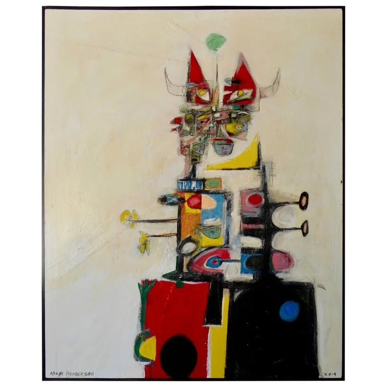 The Sins We Keep II, an Original 2019 Painting by American Artist Adam Henderson