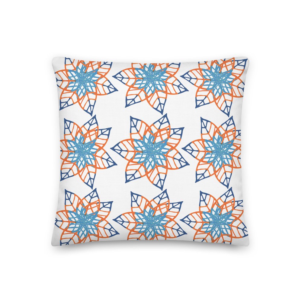 Summertime Leaves Square Pillow — The Center for ArtEsteem - AHC Oakland