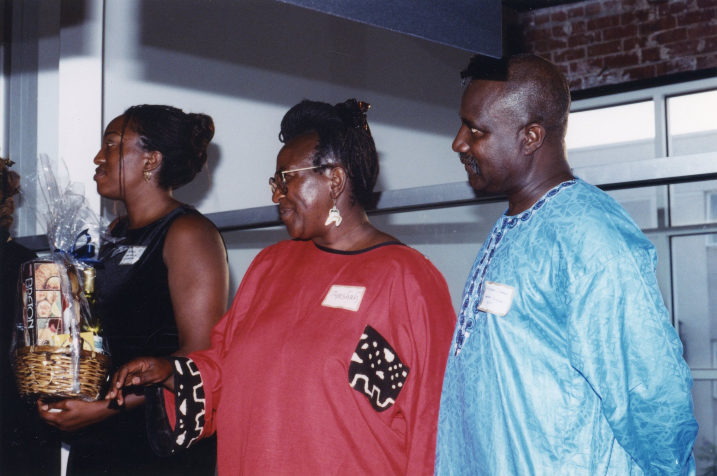   Amana, Aeeshah, and Kokomon at a celebratory event.  