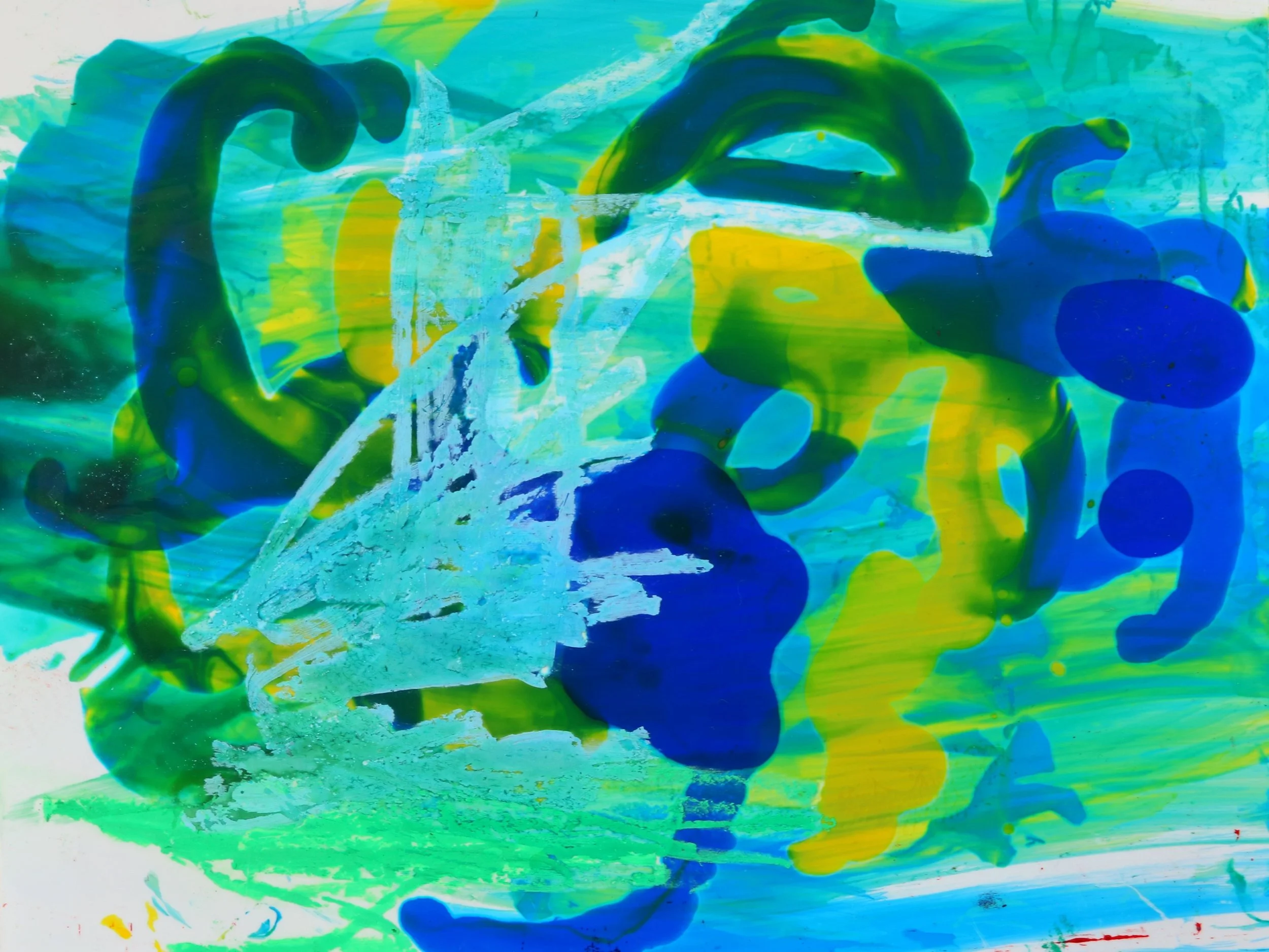   Punya Sidhu’s Class    Allendale Elementary | TK - 5th Grade    Special Education, General Education      Color in Motion  (2024)  Oil Pastel | Liquid Watercolor on Photo Paper    Students across all grade levels created oil pastel watercolor resis