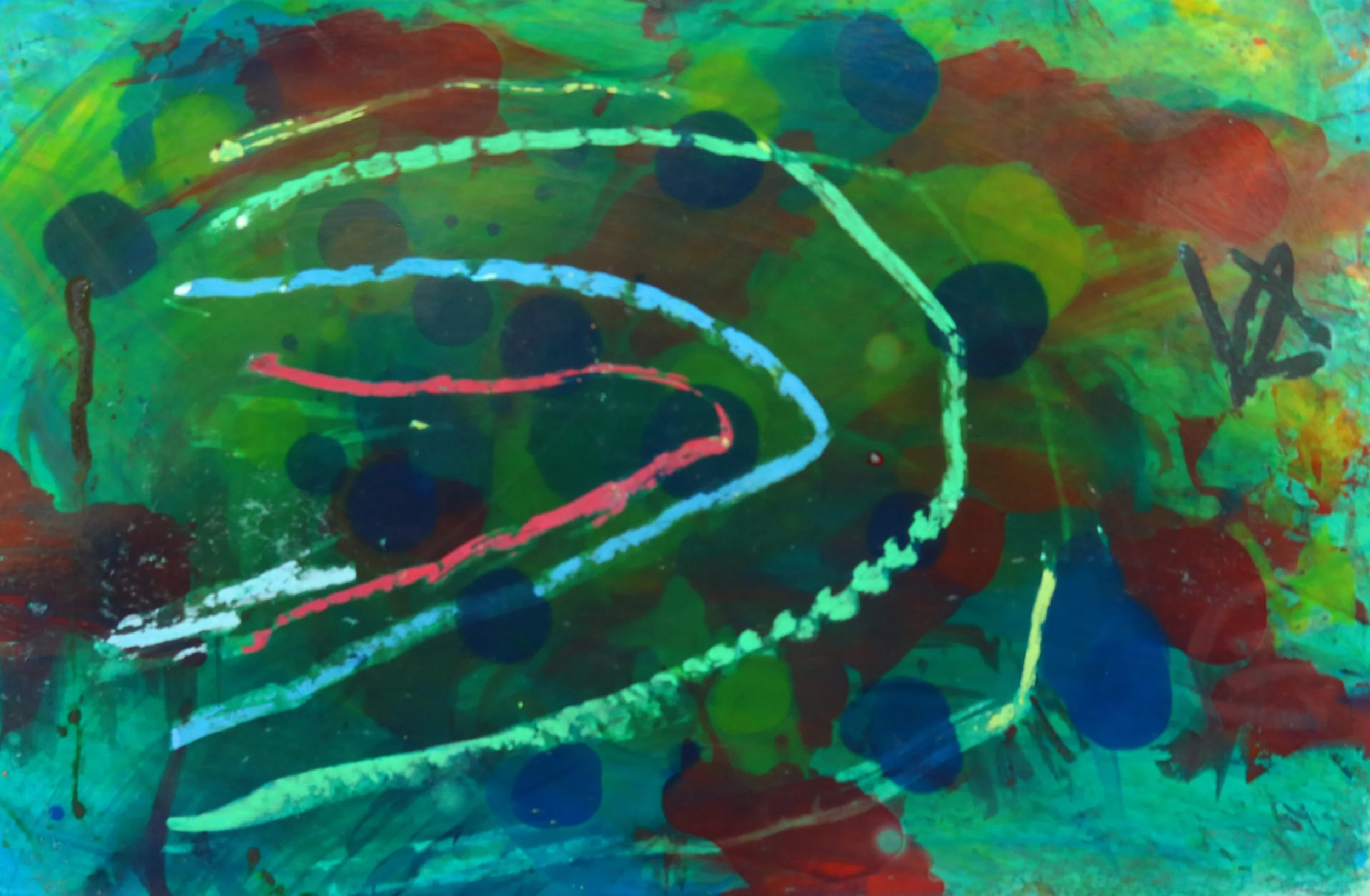   Punya Sidhu’s Class    Allendale Elementary | TK - 5th Grade    Special Education, General Education      Color in Motion  (2024)  Oil Pastel | Liquid Watercolor on Photo Paper    Students across all grade levels created oil pastel watercolor resis