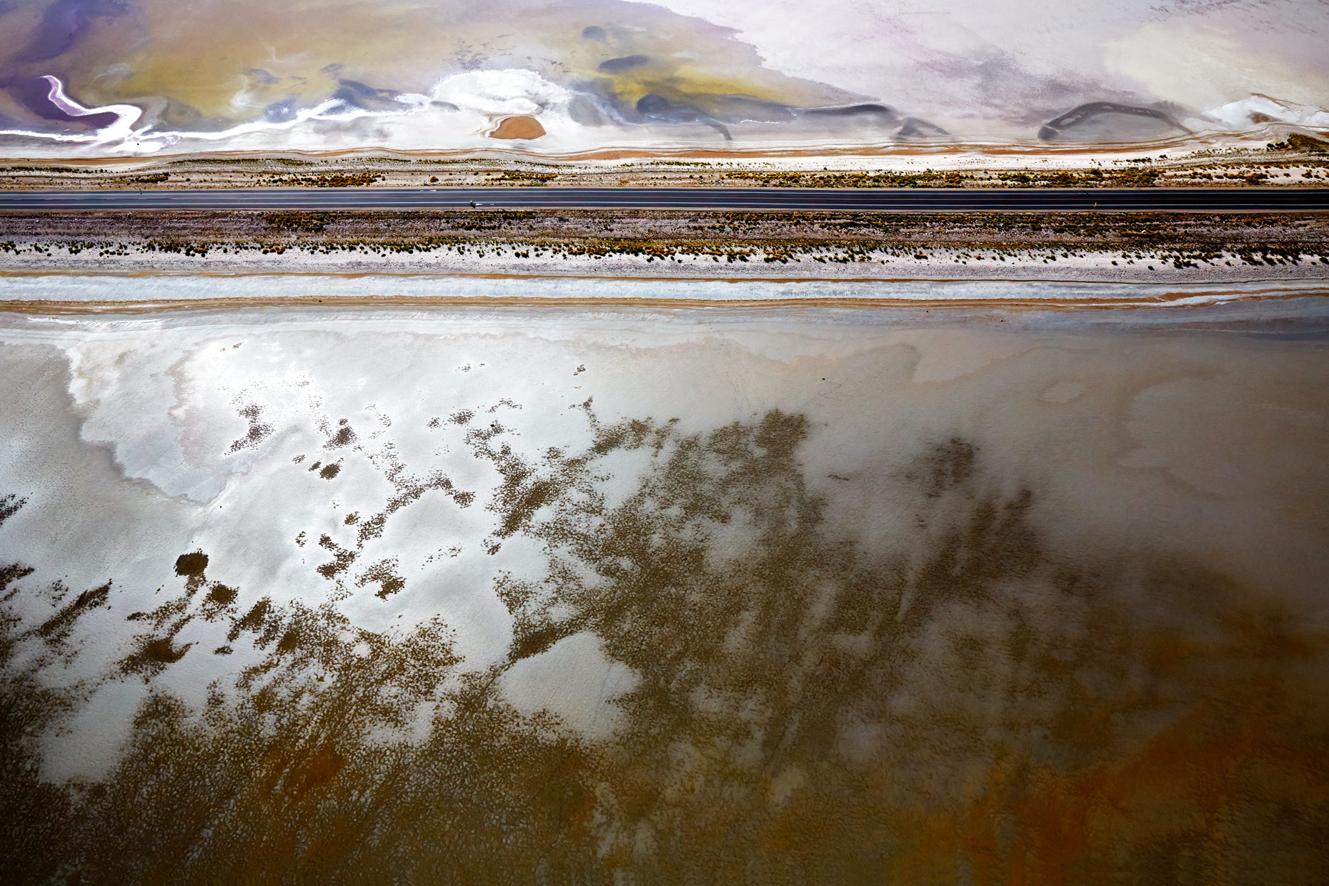 Aerial Photography Derek Israelsen Salt Flats Road