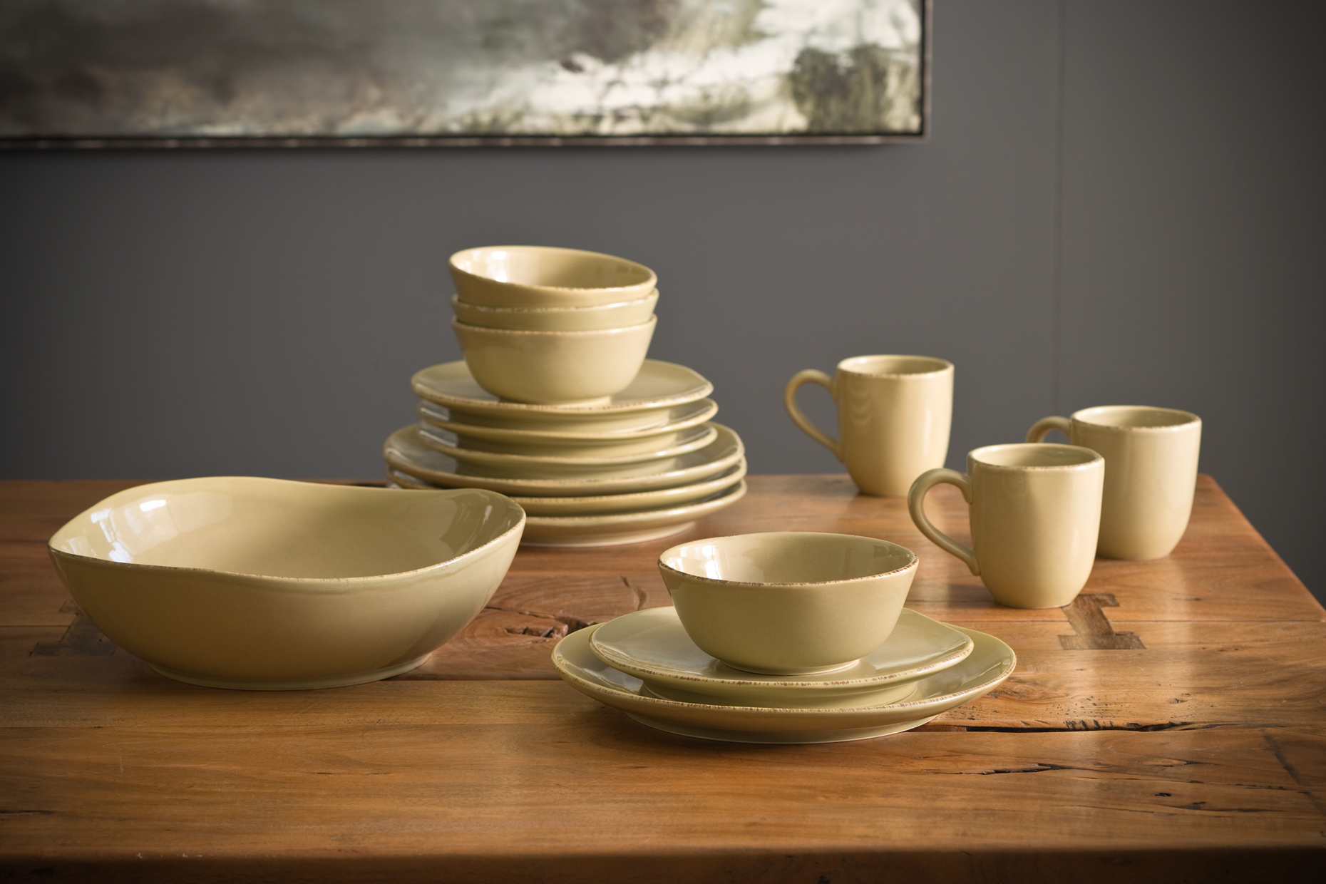 Product Photography Still Life Derek Israelsen 018 Yellow Dinnerware