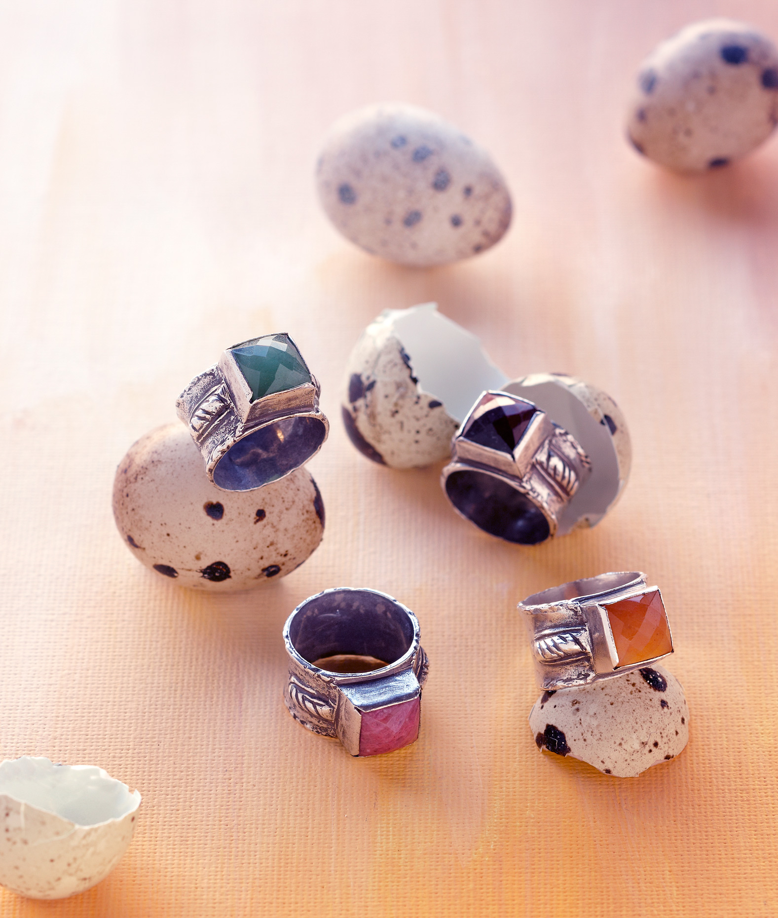 Product photography Jewelry Derek Israelsen Rings Eggs