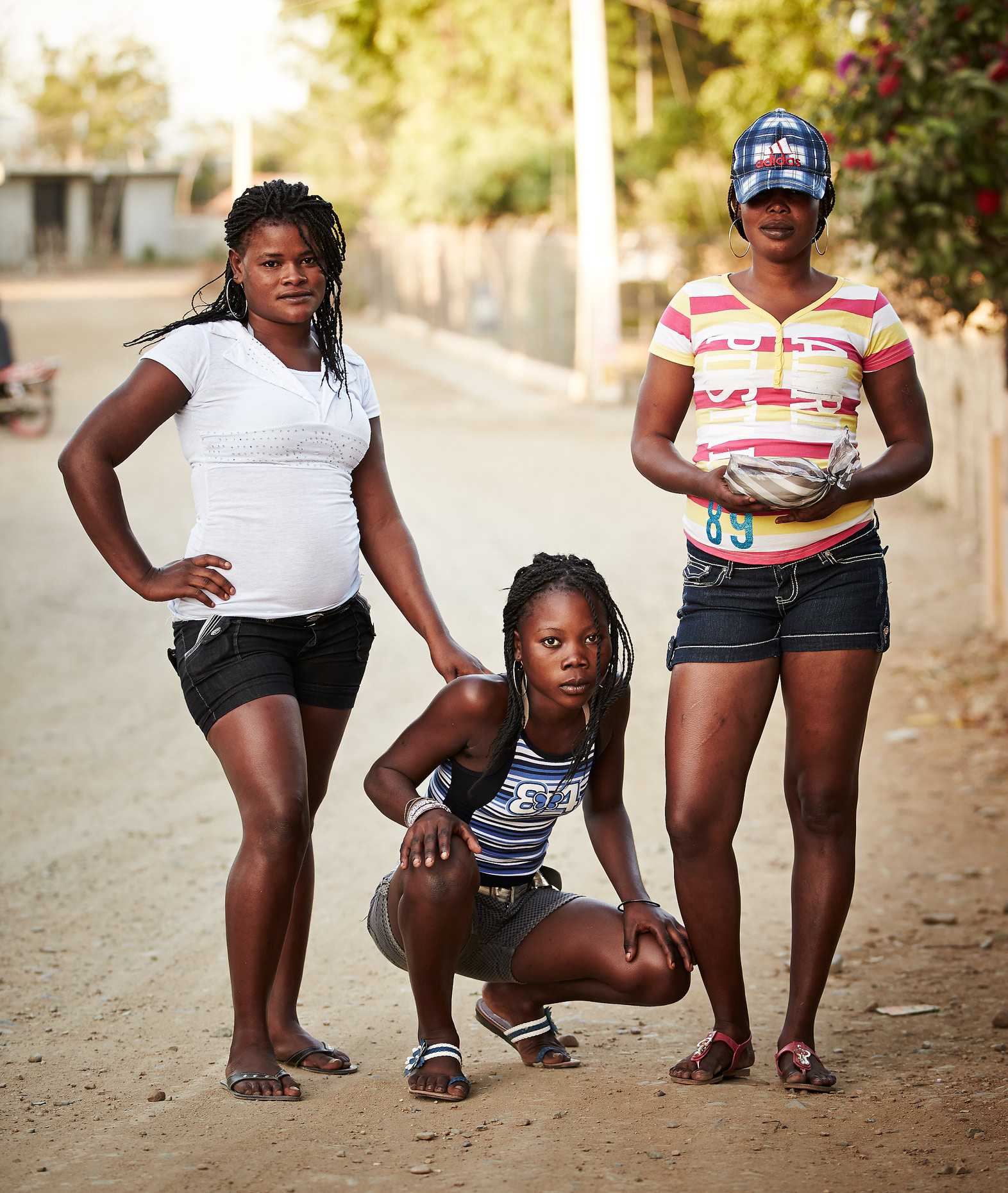 Travel Photography Dominican Republic Derek Israelsen Girls posing