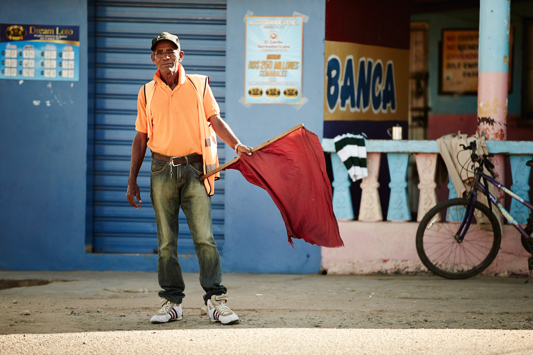 Travel Photography Dominican Republic Derek Israelsen Waving Red Flag