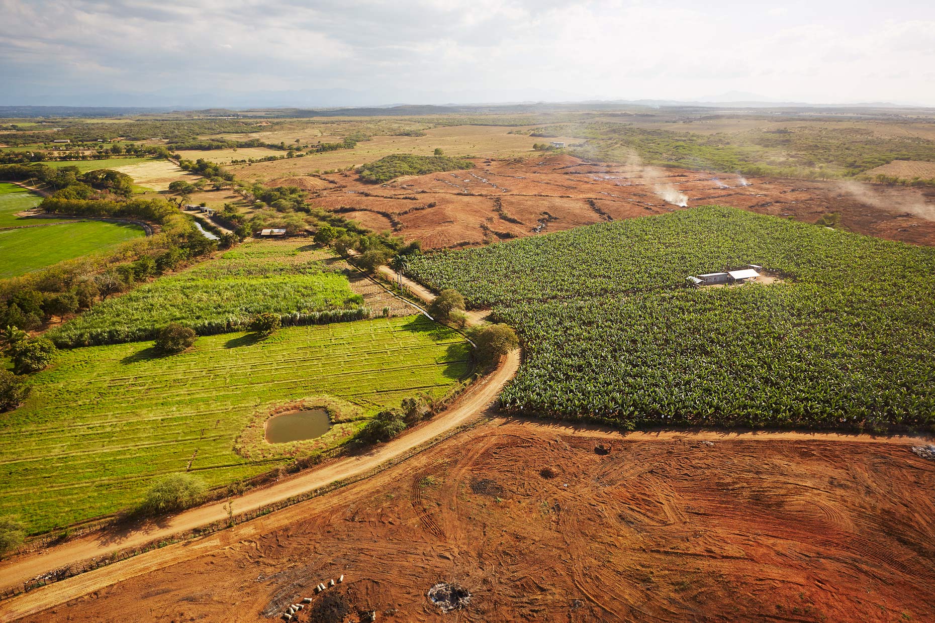 Travel Photography Dominican Republic Derek Israelsen Aerial Farms