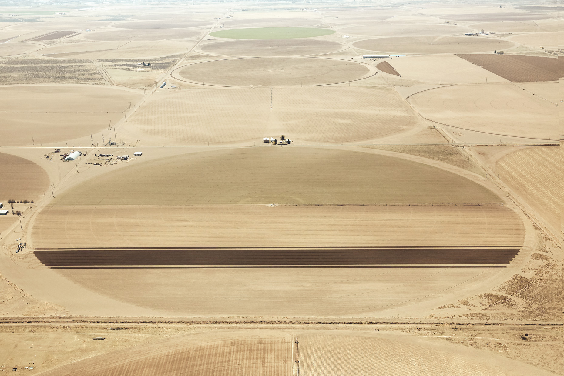 Aerial Photography Sowing the Seeds