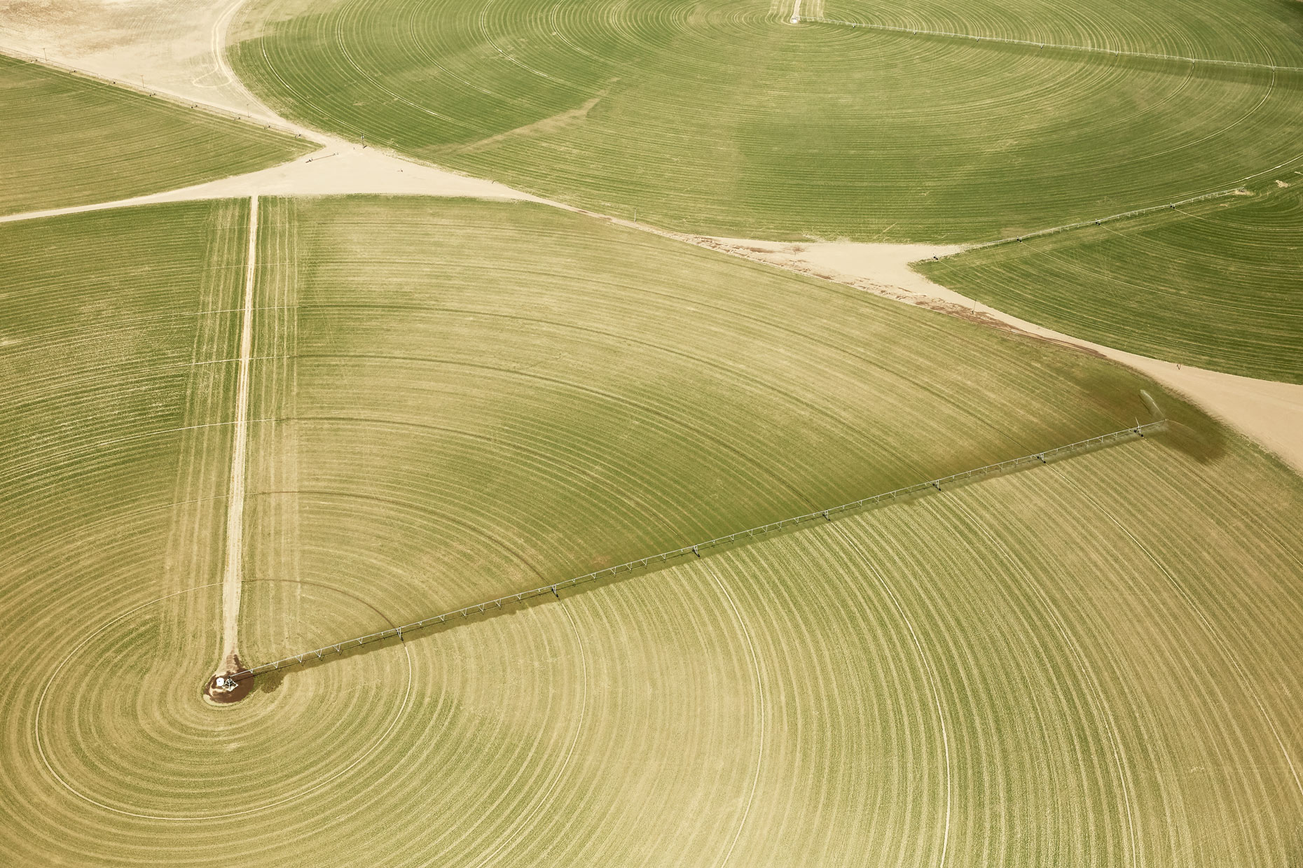 Aerial Photography Derek Israelsen Green Crop Circles