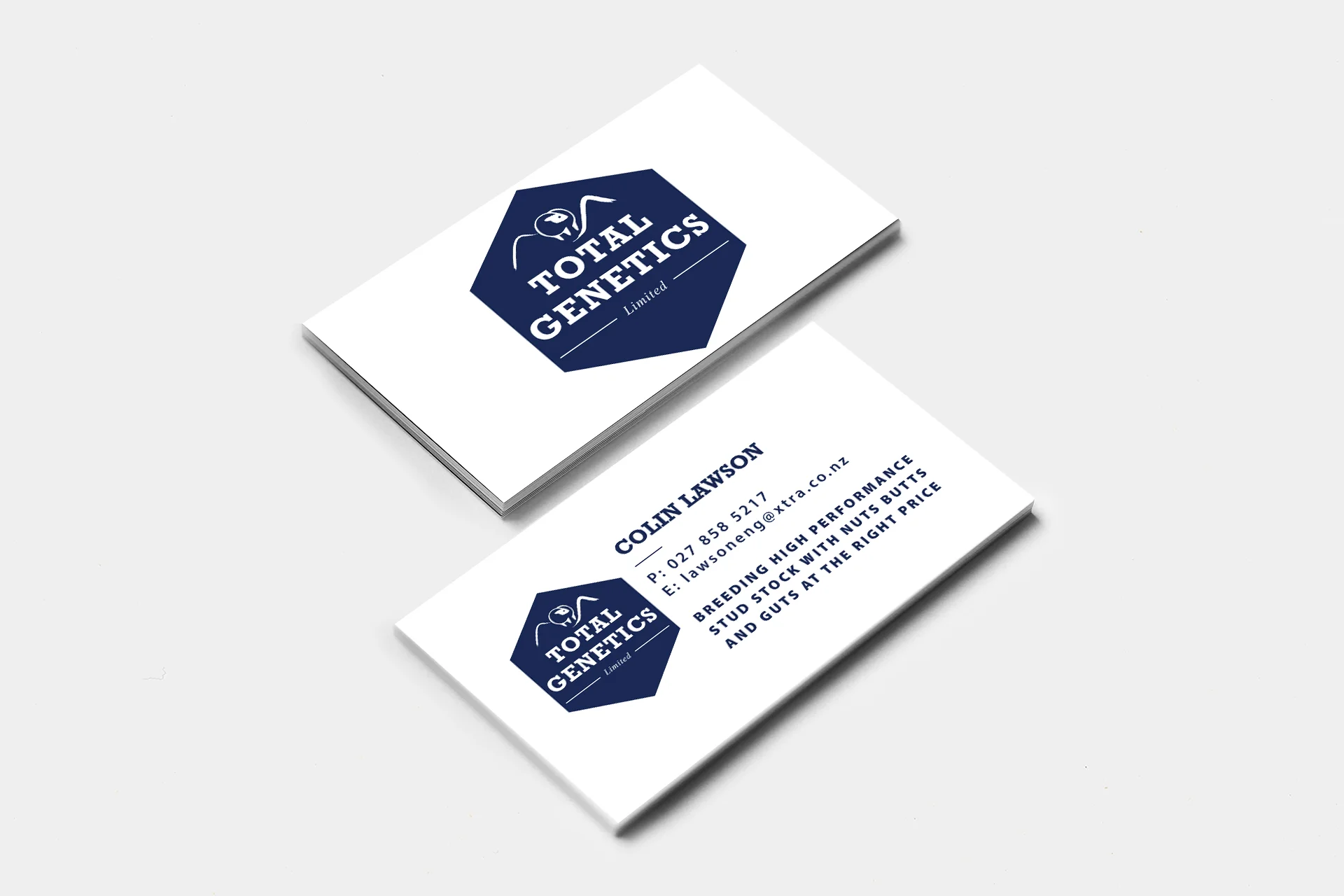 Total Genetics Business Card Design