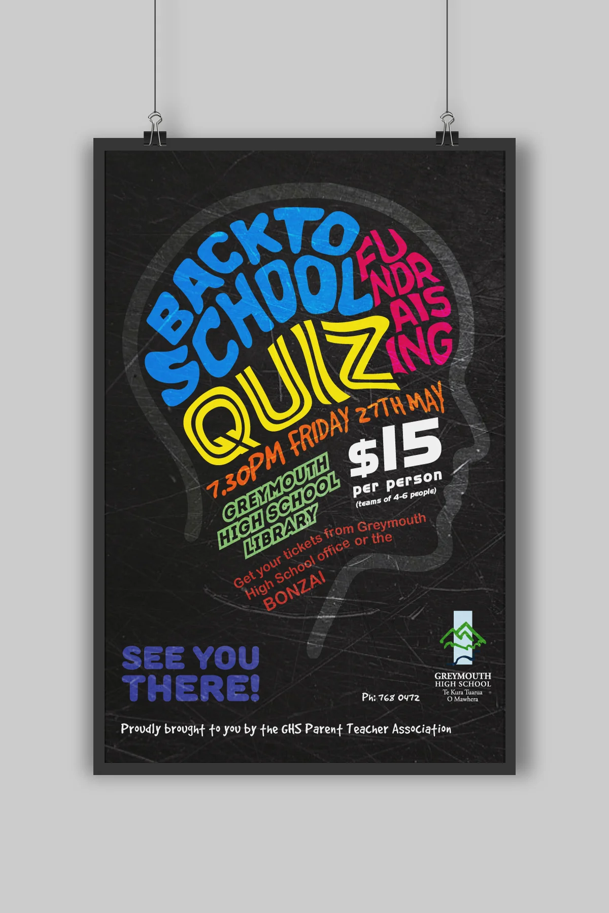 Greymouth High School Poster Design