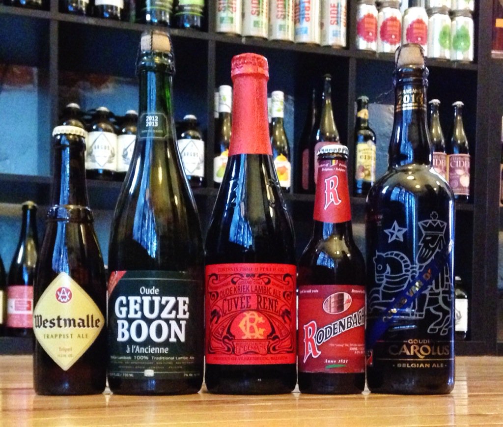 Beers From our tasting party at the Craft Beer Cellar