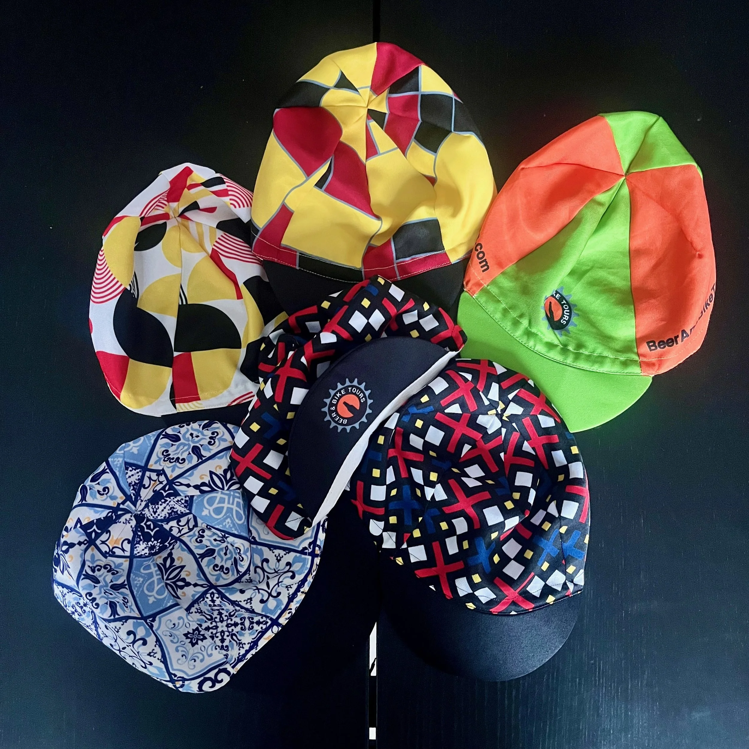 Beer and Bike Cycling caps