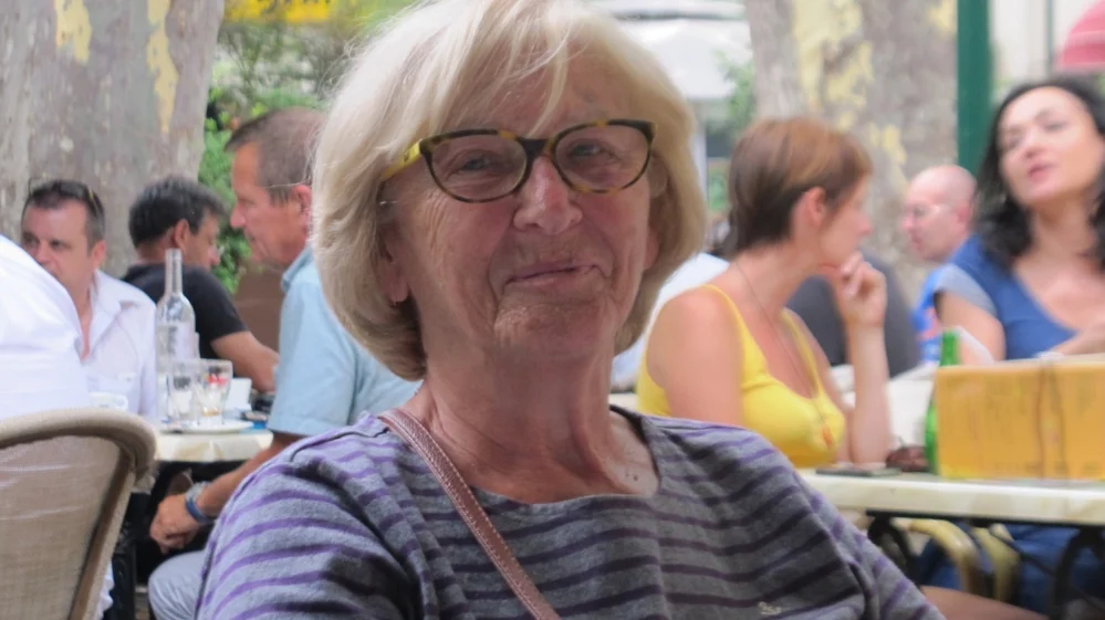 Dining at Le France café in Céret in the Pyrenees Mountains of France. Photo Travellati Tours.