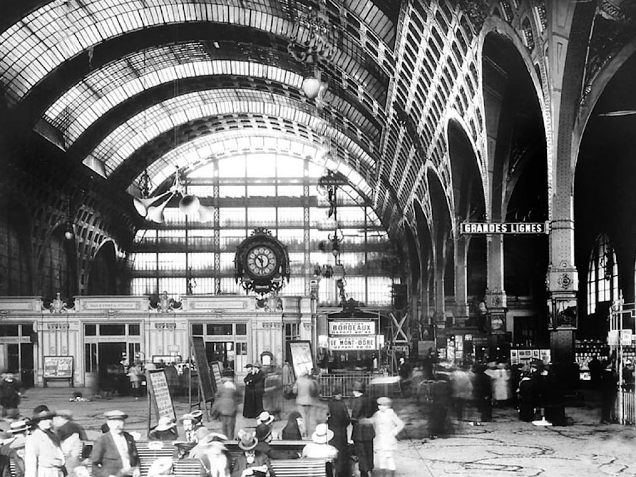 The Gare d'Orsay, the train station from which Jake Barnes left Paris in Hemingway's novel, "The Sun Also Rises."