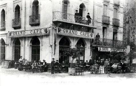 The Grand Café in Céret, the social center of Picasso's time there.