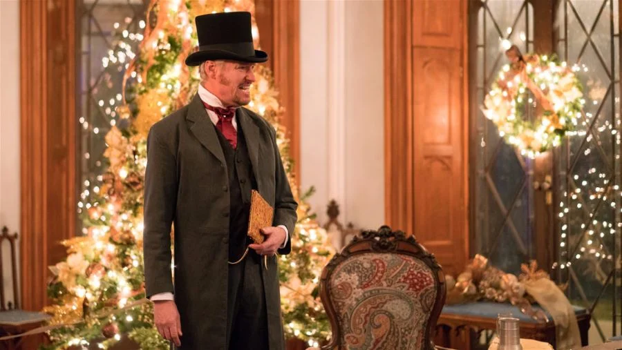 Dueling Dickens, Batman! Mr. Dickens Tells a Christmas Carol at Lyndhurst in Tarrytown. Photo Lyndhurst.org.