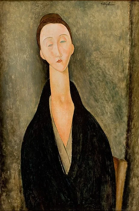 Lunia Czechowska, Amedeo Modigliani, 1919. Museu de Arte de São Paulo. Photograph João Musa.