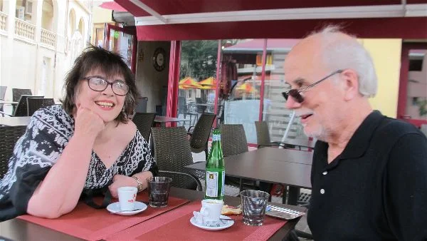 Guests at a Catalonian restaurant in Céret, France. Photo Travellati Tours.