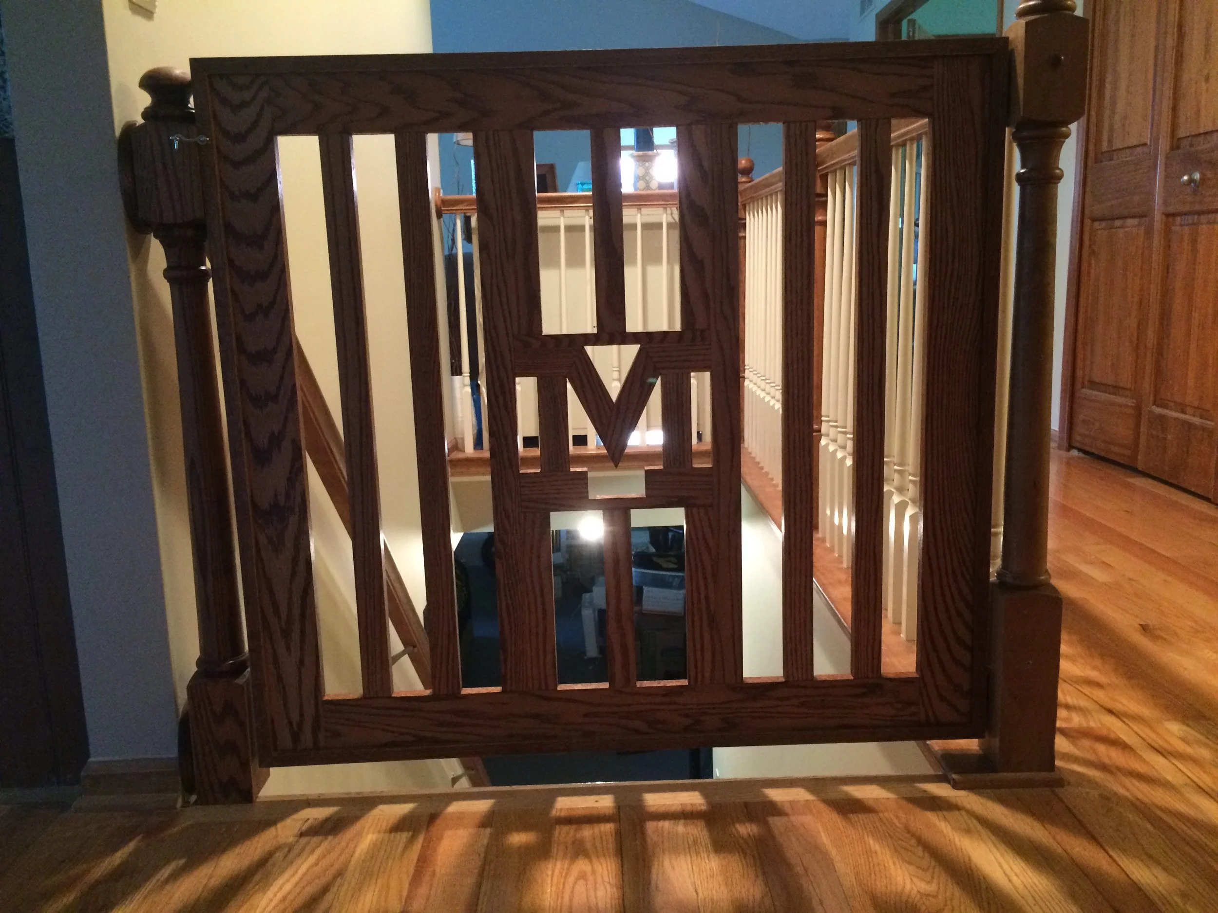 Custom-made University of Michigan gate