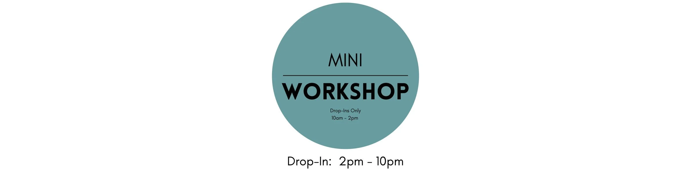 Mini Workshop - Sculpture (Drop-In's Only)