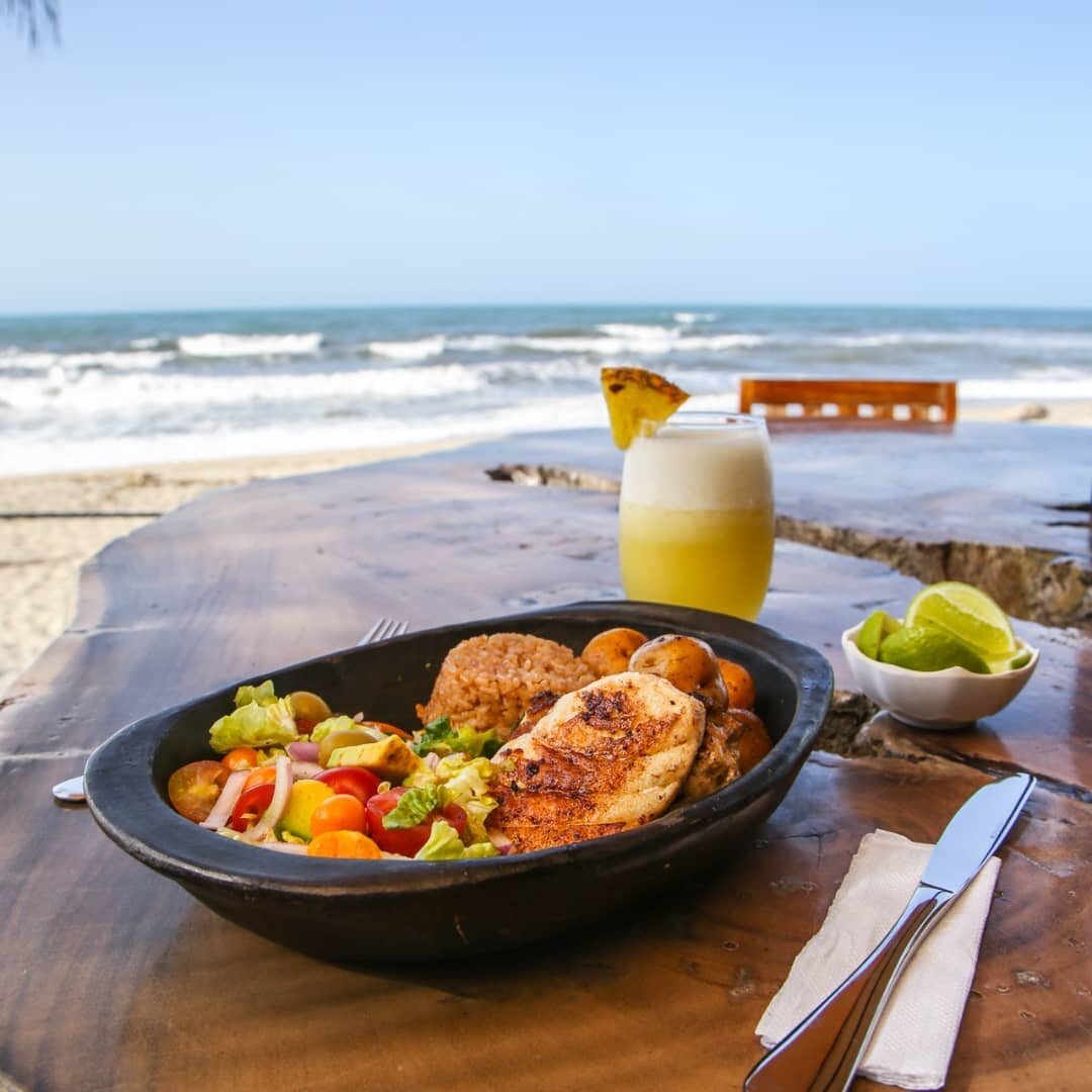 El almuerzo perfecto con vista al Mar Caribe 🌊