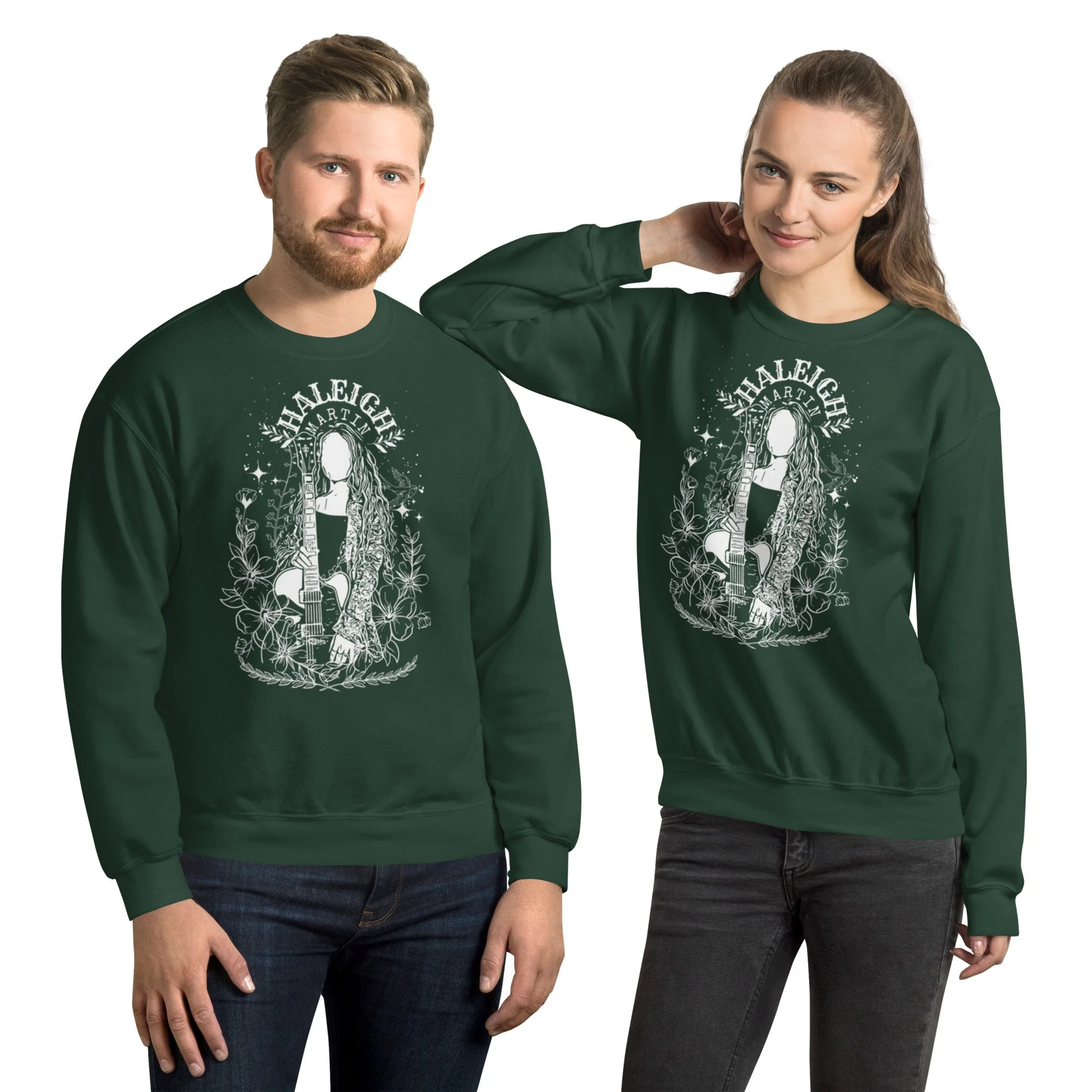 unisex-crew-neck-sweatshirt-forest-green-front-6941e2a32cf64.jpg