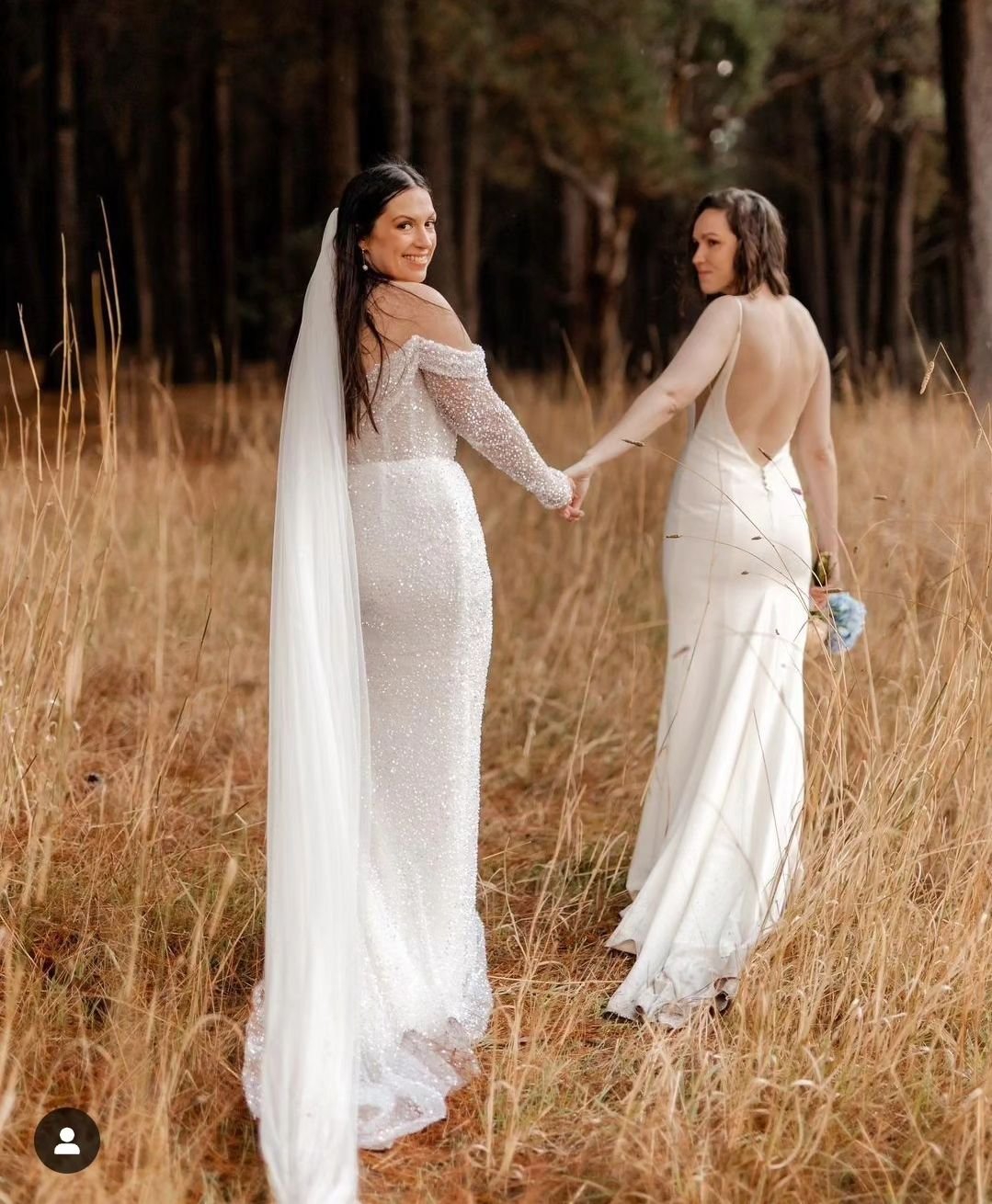 When the rain just can't dampen your spirits 🥰

Wishing @adventurouselle and @ella_smackintyre a very happy 1st wedding anniversary 😘🥂

Photo &amp; video: @wildbohoweddings
Celebrant: @unbridely
Flowers: @the_wildflowercompany
Gowns: Elle @marquis