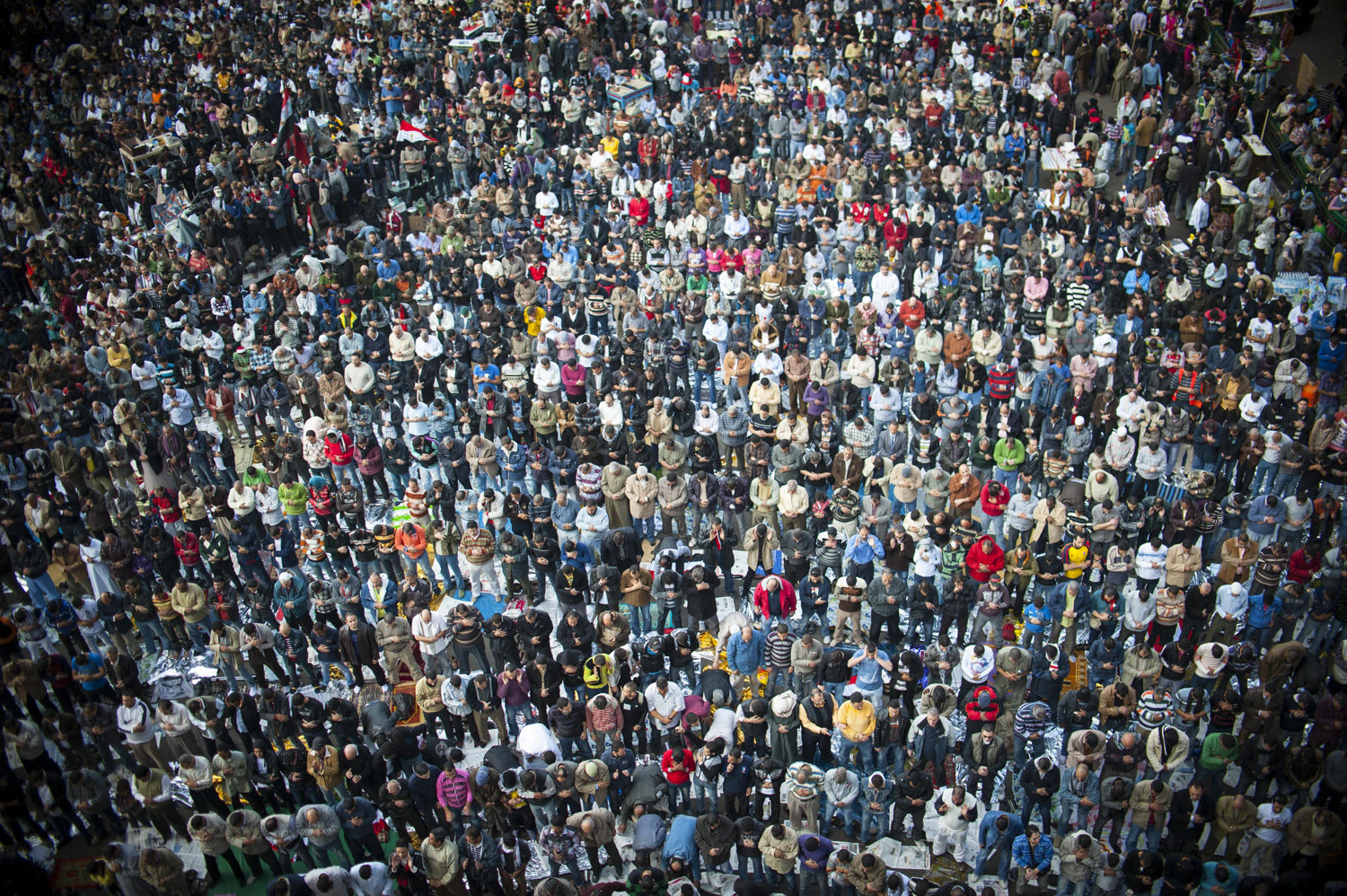  Friday prayers in Tahrir Square on November 25th, 2011.  