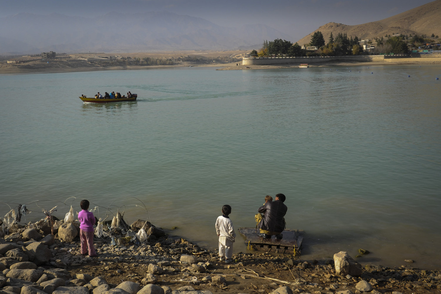  Lake Qargha 9km from Kabul, makes a great afternoon getaway from the city. Quarga is a man-made lake created by the damming of the Kabul river and is a lovely recreational place for Afghans with clean water for swimming, paddle boats, motor boats an