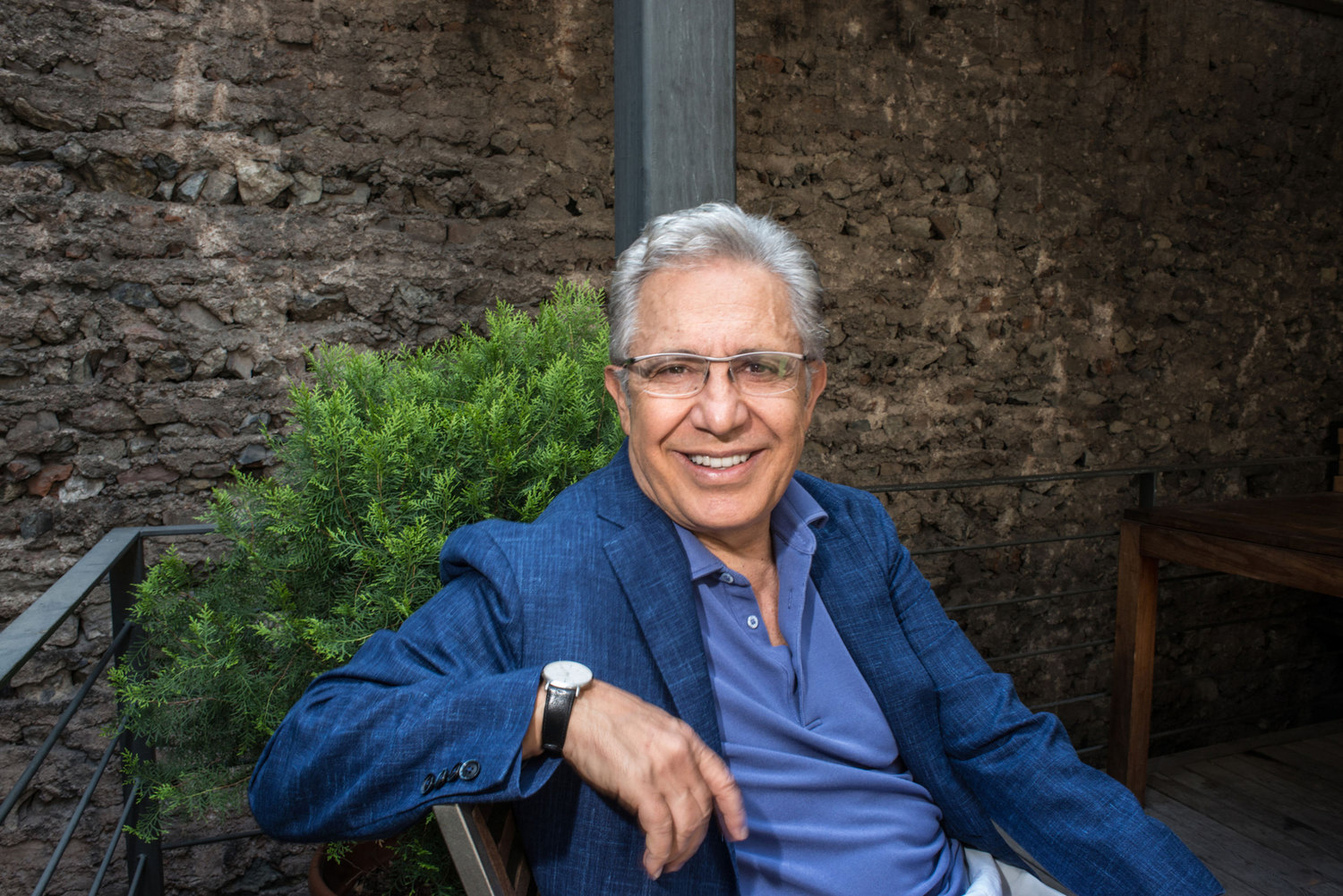  Composer Zülfü Livaneli in Babajan Studios on July 1st, 2014. 