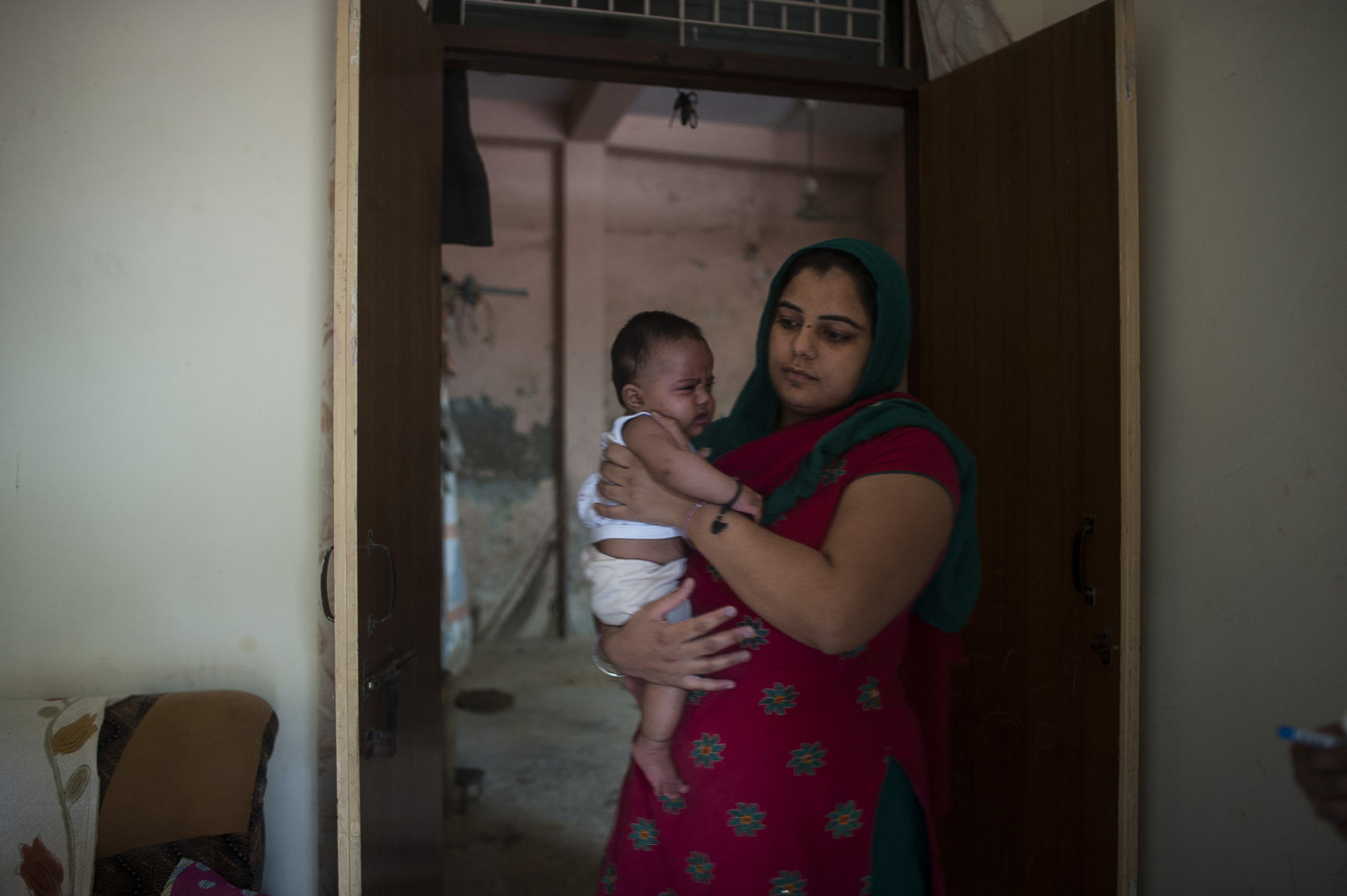  Three generations of women under one roof, The grandmother and mother have only born girls. The village of Mullahera received a cash prize from the Indian government for producing more girl than boy births. This is a new incentive from the Indian go